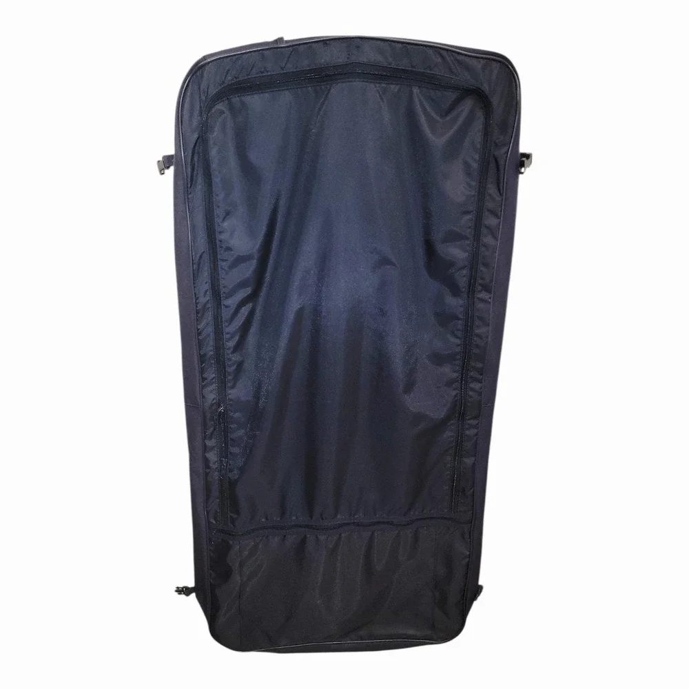 Vintage United States Coast Guard Garment Bag Navy Blue Suit Travel Carrier‎